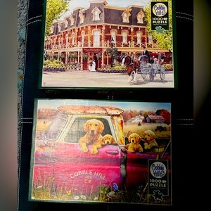 Two Cobble Hill 1000 piece puzzles
